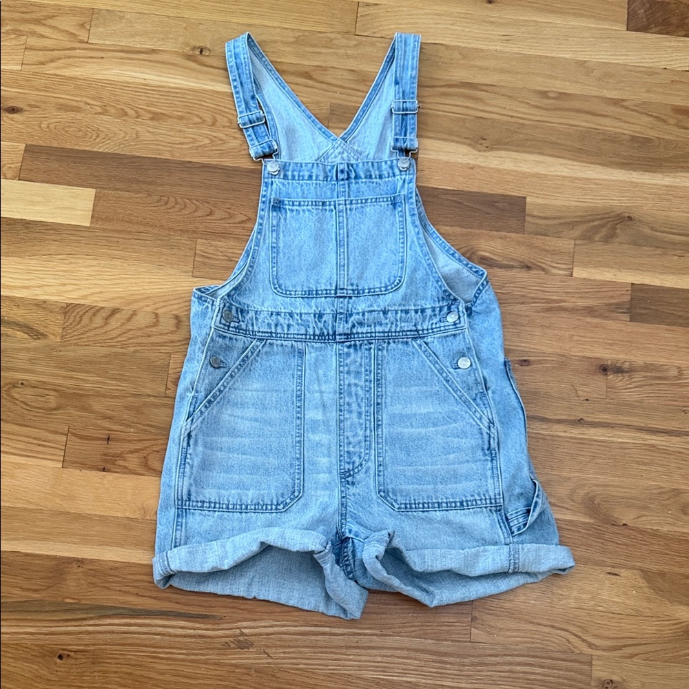 Madewell Light Blue Denim Overalls